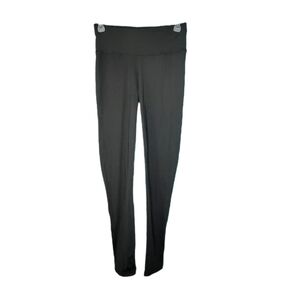 Black Scrunch Butt Full-length Leggings Mid-rise Women's Size Medium